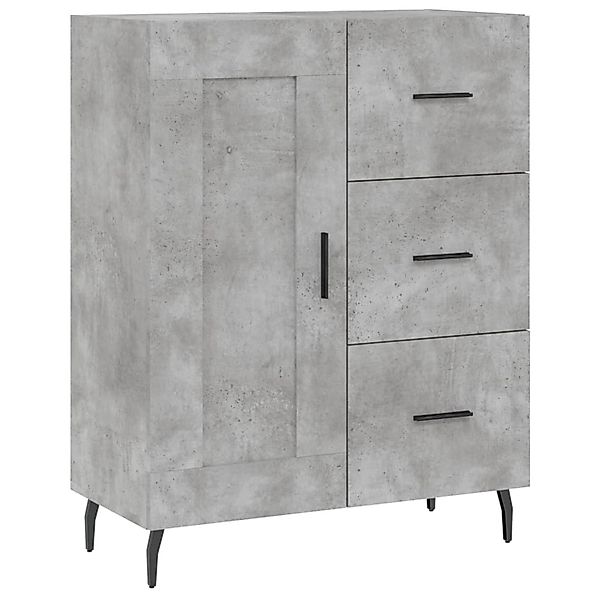 vidaXL Sideboard Betongrau 69,5x34x90 cm Holzwerkstoff 830280 günstig online kaufen