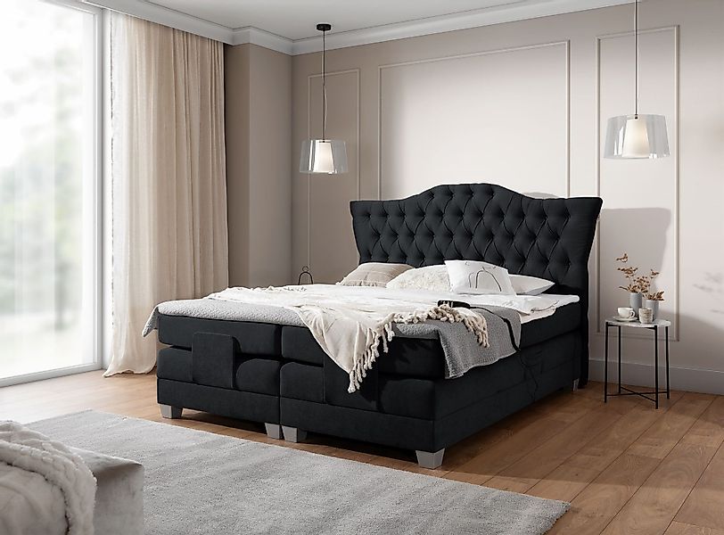 Fun Möbel Boxspringbett Schlafzimmerbett FAUSTO Elektrisch günstig online kaufen