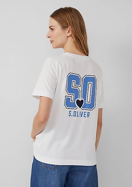 s.Oliver Kurzarmshirt T-Shirt (1-tlg) günstig online kaufen