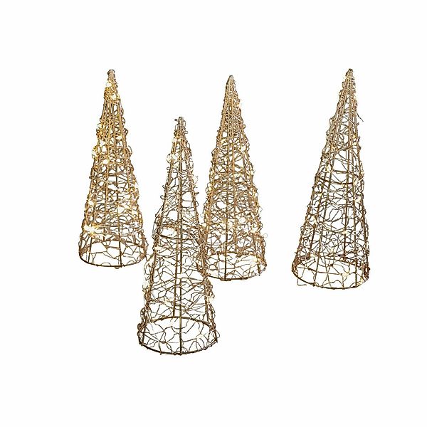 Mirabeau Weihnachtsfigur LED-Baum 4er Set Velkrin günstig online kaufen