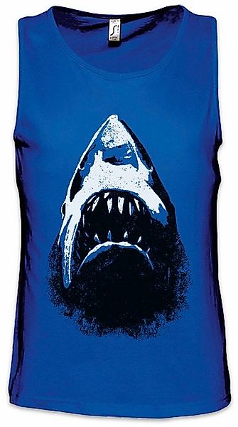 Urban Backwoods Tanktop Shark Face Ärmelloses T-Shirt Hai Jaws Sharks Geek günstig online kaufen