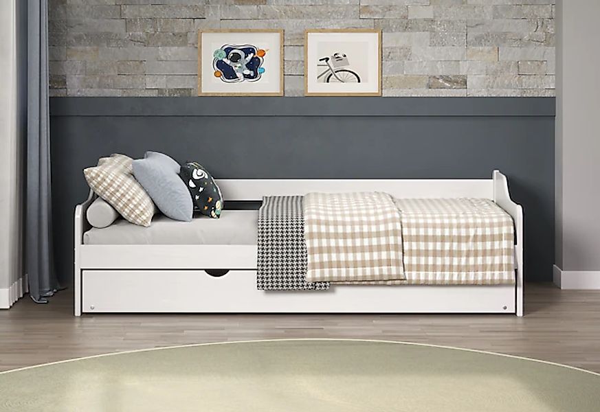 Home affaire Holzbett »Avesta Bett Ausziehbett Daybett Gästebett Funktionsb günstig online kaufen