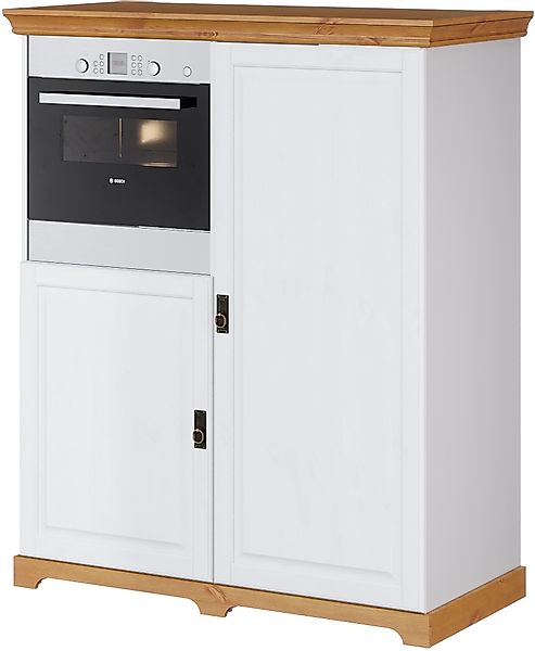 Home affaire Backofen/Kühlumbauschrank "Rügen", Breite 127 cm, Kiefer massi günstig online kaufen