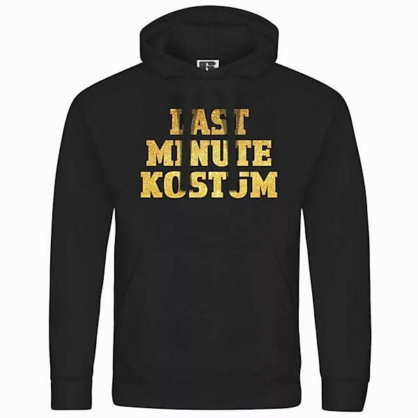 deinshirt Kapuzenpullover Herren Kapuzenpullover LAST MINUTE KOSTÜM Mit Pri günstig online kaufen