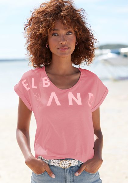 Elbsand T-Shirt aus weichem Jersey, Kurzarmshirt, günstig online kaufen