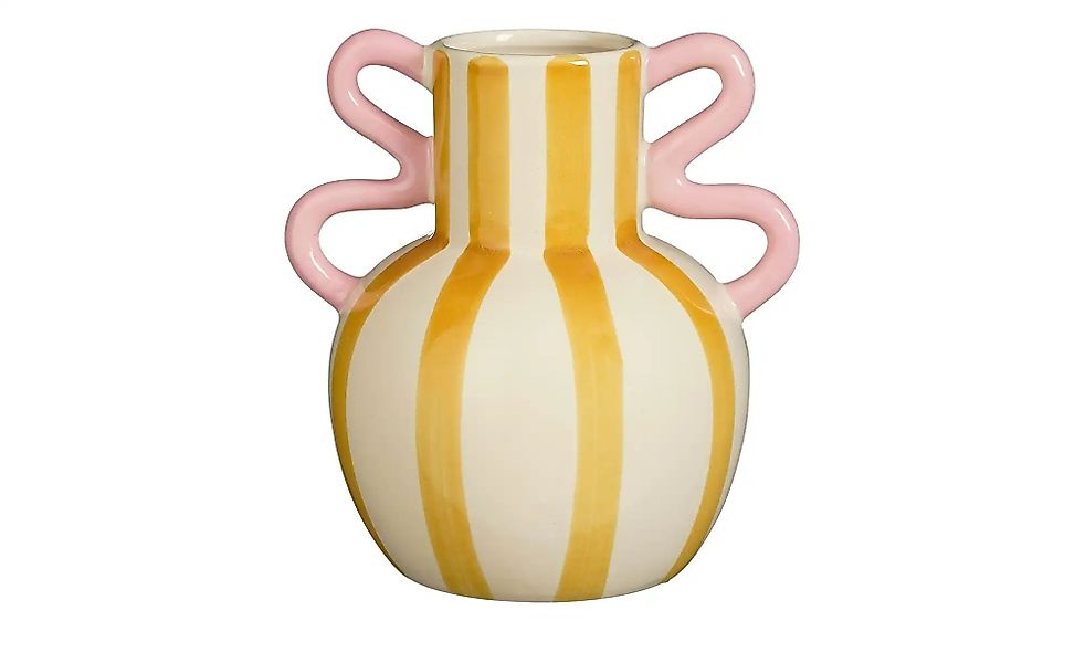 Vase   ¦ orange ¦ Keramik ¦ Maße (cm): B: 20 H: 21 T: 16.5 Accessoires > Va günstig online kaufen