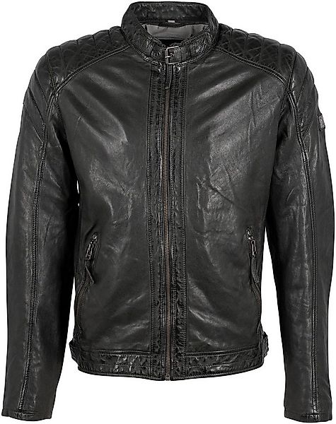 Mauritius Lederjacke GMArrian Reißverschluss, Ziersteppungen günstig online kaufen
