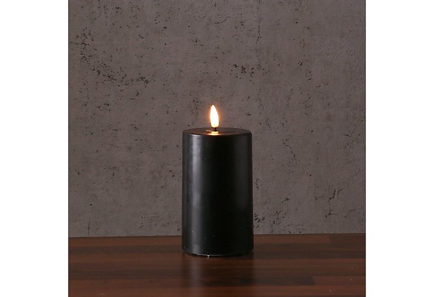 Deluxe Homeart LED-Kerze MIA Echtwachs Deluxe Wachsspiegel flackernd H: 15c günstig online kaufen
