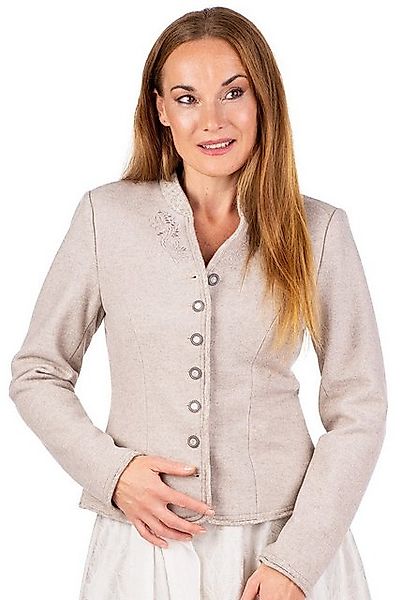 Spieth & Wensky Trachtenjanker Walkjacke Damen - FORNACH - beige günstig online kaufen