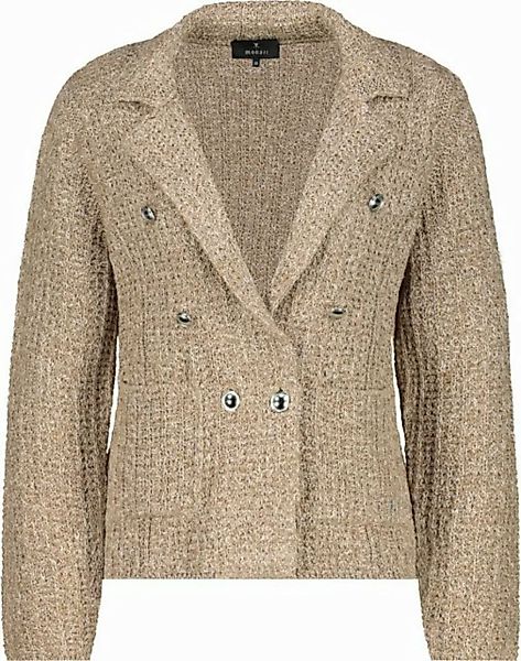 Monari Outdoorjacke Tweed-Strickblazer caramel günstig online kaufen