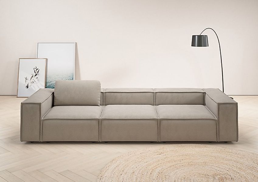 Home affaire 3,5-Sitzer »Watertown, modernes Big-Sofa XXL, 336 cm Breite, a günstig online kaufen