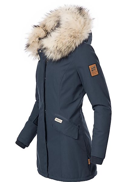 Navahoo Wintermantel "Cristal", stylischer Damen Winterparka mit Kunstfell- günstig online kaufen