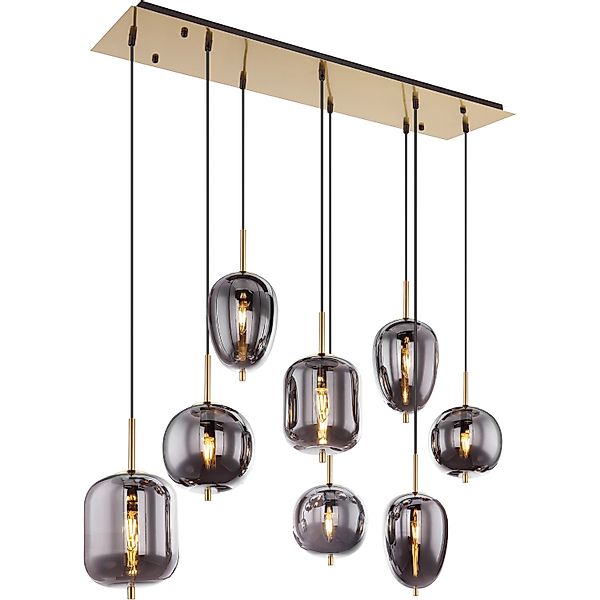 GLOBO LIGHTING Hängeleuchte »BLACKY I«, Leuchtmittel E14   ohne Leuchtmitte günstig online kaufen