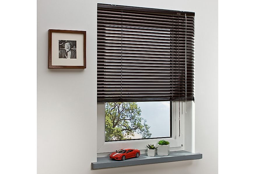 Liedeco Jalousie Aluminium-Jalousie, mit Bohren, freihängend, günstig online kaufen