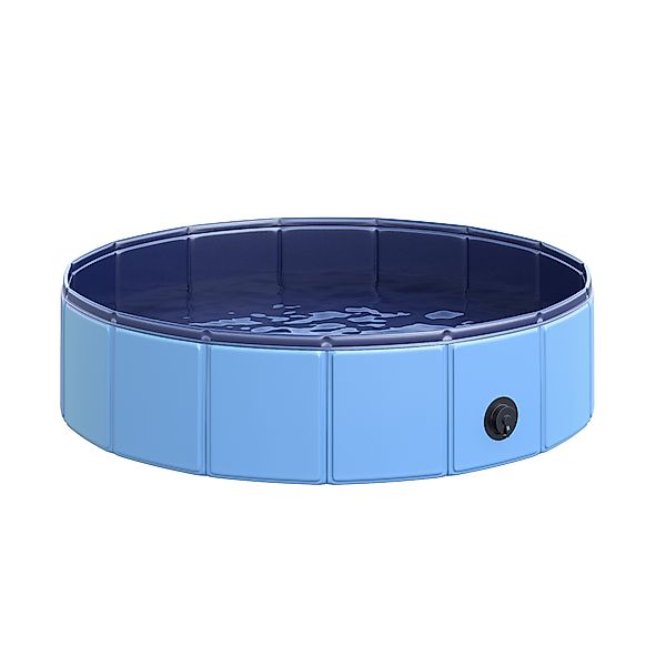 PawHut Hundepool  Robustes Planschbecken für Hunde, Schwimmbecken aus PVC+H günstig online kaufen