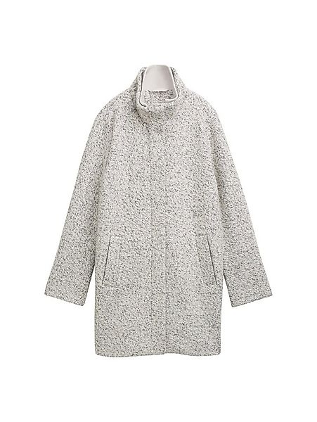 TOM TAILOR Parka Bouclé-Mantel Elegantes Design mit weichem Wollanteil günstig online kaufen