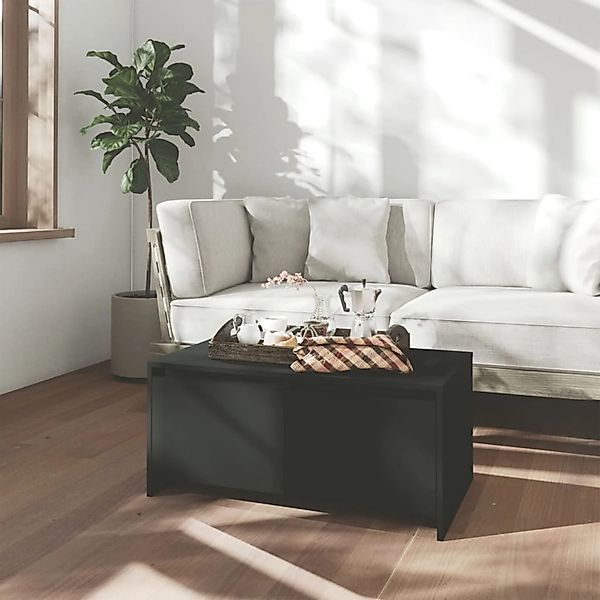 vidaXL Couchtisch Schwarz 90x50x41,5 cm Holzwerkstoff günstig online kaufen