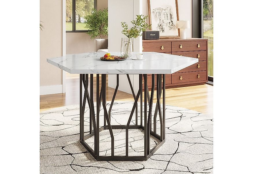 Flieks Esstisch sechseckiger Küchentisch (115,5x100x75 cm, 1-St., 1 Tisch), günstig online kaufen