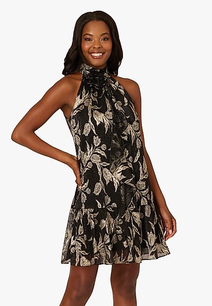 Adrianna Papell Abendkleid 3D Floral Halter günstig online kaufen