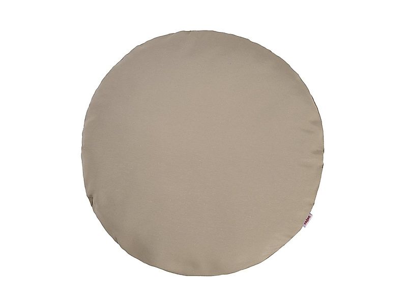 beties Kissenhülle Wunschton, (1 Stück), runder Kissenbezug 50 cm taupe günstig online kaufen