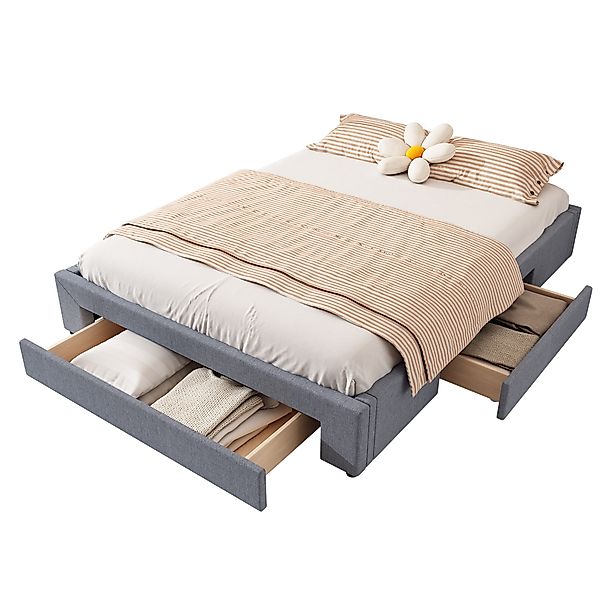 Flieks Polsterbett, Doppelbett Flachbett 160x200cm mit günstig online kaufen