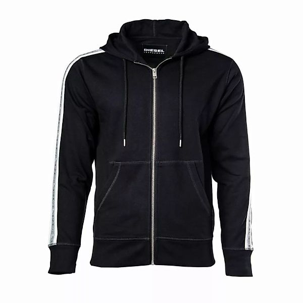 DIESEL Herren Sweatshirt - Loungewear Jacke mit Reißverschluss Schwarz XXL günstig online kaufen