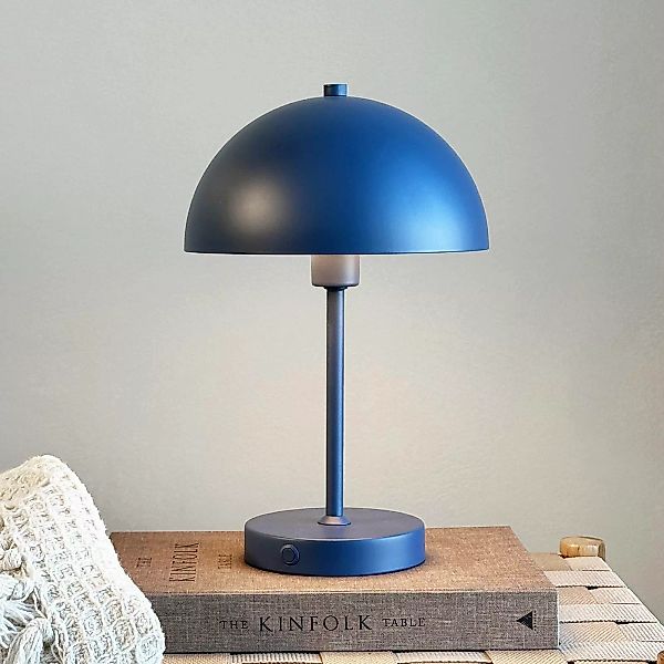 Dyberg Larsen Stockholm Akku-Tischlampe, blau günstig online kaufen