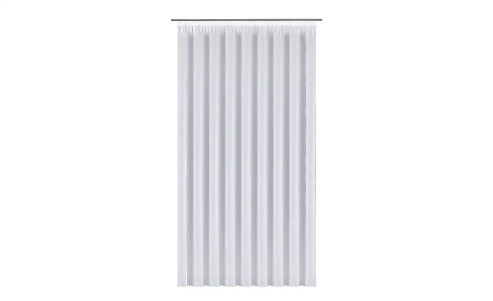 Weckbrodt Gardinenstore mit Kräuselband  Emil ¦ weiß ¦ Maße (cm): H: 150 Ga günstig online kaufen