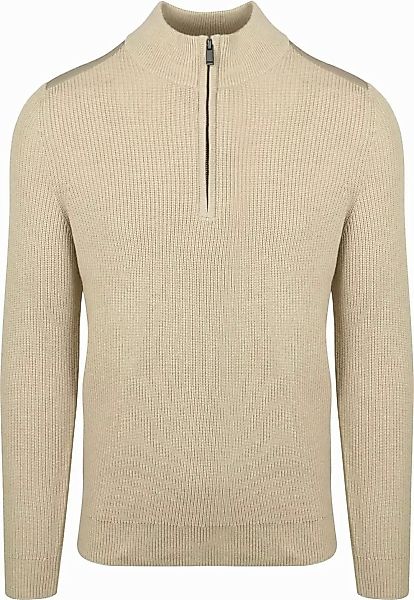Suitable Half Zip Pullover Patch Ecru - Größe XXL günstig online kaufen