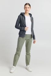 OXMO Kapuzensweatjacke OXCelia Sweatshirtjacke mit Kapuze günstig online kaufen