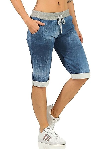 Aurela Damenmode Jogginghose Bermuda Damen Hose günstig online kaufen