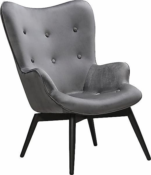 SalesFever Sessel, (1 St.), Zierknöpfe in der Rückenlehne günstig online kaufen