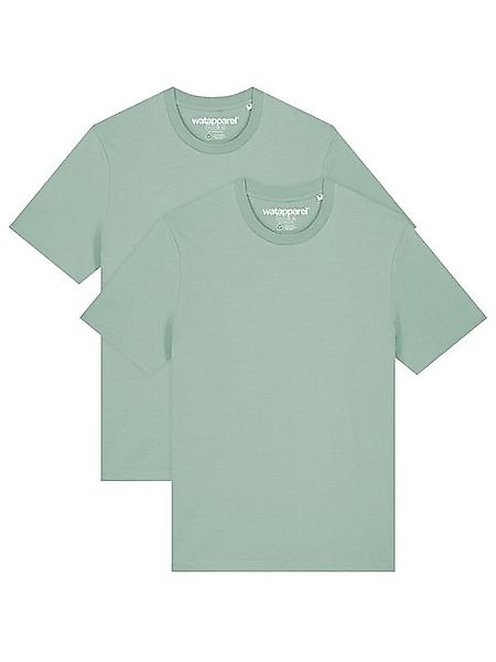 wat? Apparel T-Shirt 2er Multipack Bio Basic T-Shirt Aloe günstig online kaufen