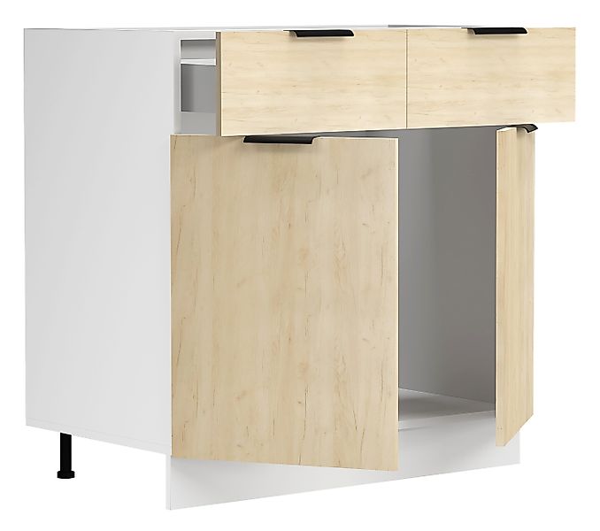 VCM Unterschrank Küchenschrank B80 cm Unterschrank Schublade Fasola günstig online kaufen