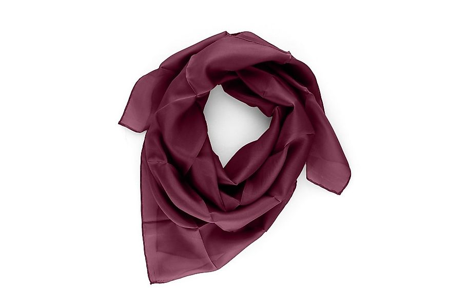 TINITEX Seidentuch Seidentuch Halstuch Schal aubergine günstig online kaufen