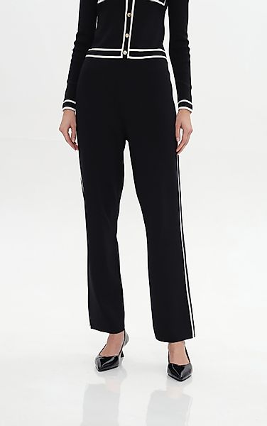 Passioni Strickhose mit Kontraststreifen günstig online kaufen