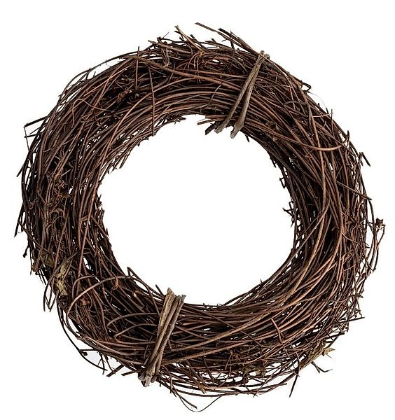 NaDeco Bastelnaturmaterial Clematis-Kranz in Natur, Durchmesser ca. 15cm günstig online kaufen