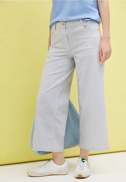 Gestreifte Wide Leg Hose günstig online kaufen