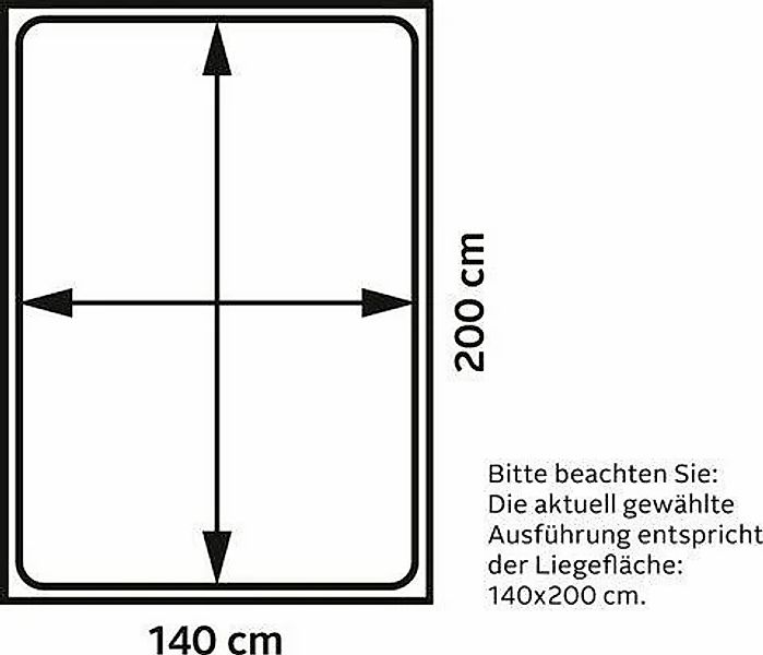 Westfalia Schlafkomfort Boxspringbett, wahlweise mit Bettkasten und 2 Matra günstig online kaufen