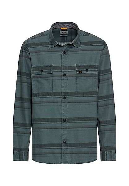 camel active Langarmhemd aus reiner Baumwolle Langarm Kentkragen Kentkragen günstig online kaufen