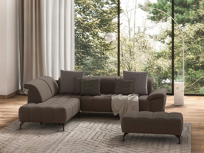 sit&more Ecksofa »Cool L-Form«, wahlweise mit Kopfteilverstellung und Vorzi günstig online kaufen