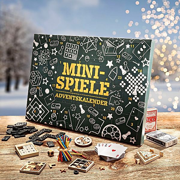 BRAST Adventskalender Knobel & Mini-Spiele Duftkerzen günstig online kaufen