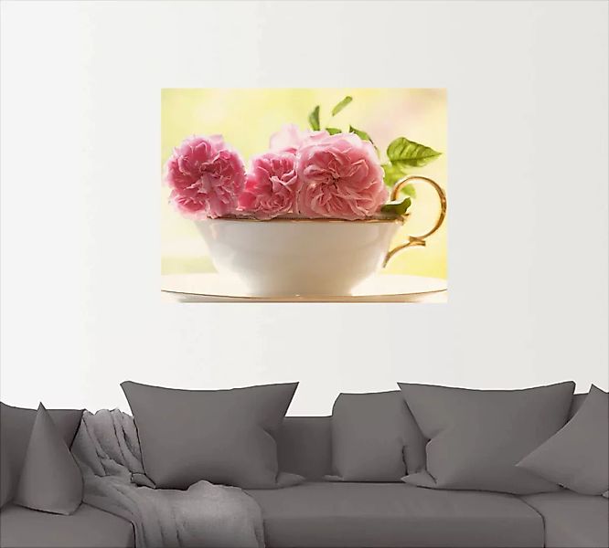 Artland Wandbild "Vintage Rosen", Blumen, (1 St.) günstig online kaufen