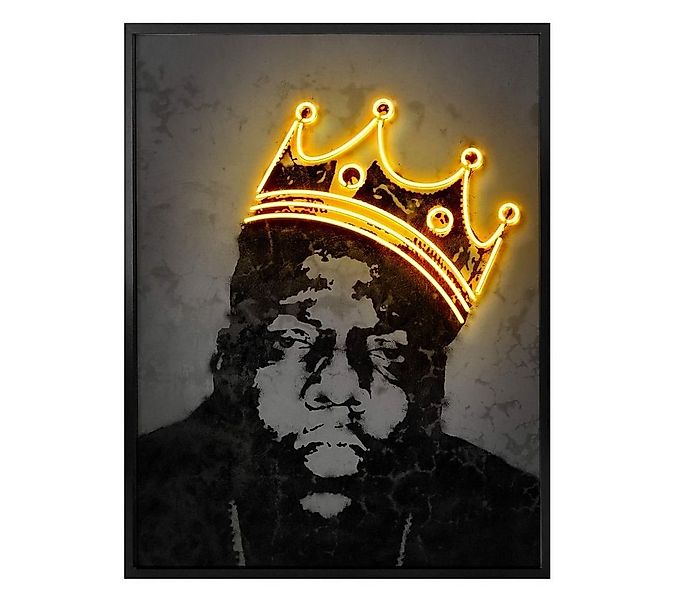 K&L Wall Art Poster Poster Mielu Neon Streets Kult Retro Notorious Biggie W günstig online kaufen