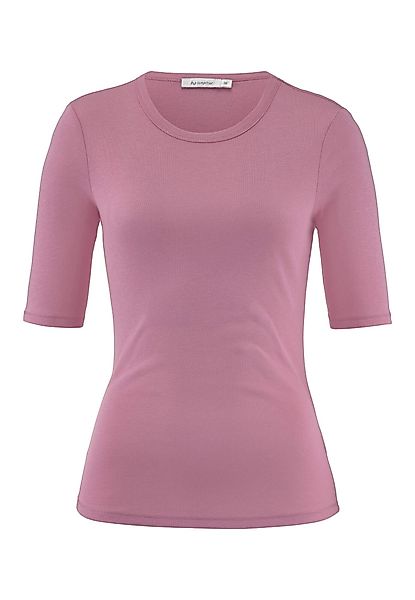Hessnatur T-Shirt Softrib Kurzarm Slim aus günstig online kaufen
