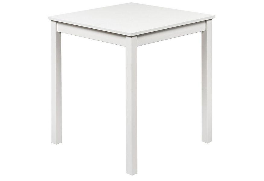 hagge home Esstisch, Küchentisch klein Kiefernholz massiv 68 x 68 x 75 cm W günstig online kaufen
