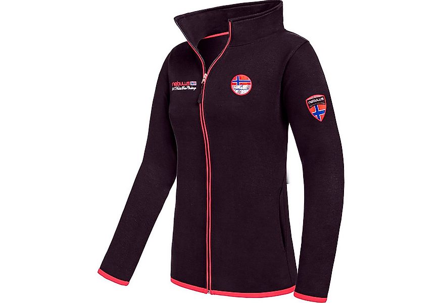 Nebulus Sweatjacke NORY, P6546 - Damen, schwarz-rot, XXL/44 günstig online kaufen