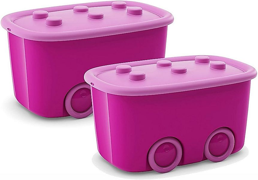 ONDIS24 Aufbewahrungsbox Spielzeugaufbewahrungsbox Spielzeugkiste Kinder (2 günstig online kaufen