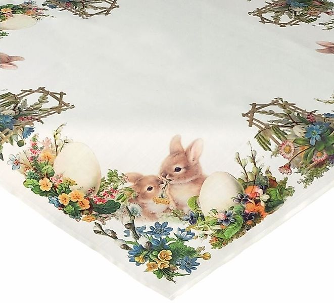matches21 HOME & HOBBY Tischdecke Tischdecke RUTH nostalgische Osterhasen m günstig online kaufen