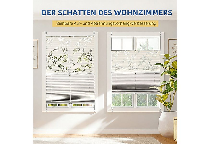 Sekey Plissee Doppelplissee Day+Night Verdunkelung ohne Bohren verspannt Li günstig online kaufen